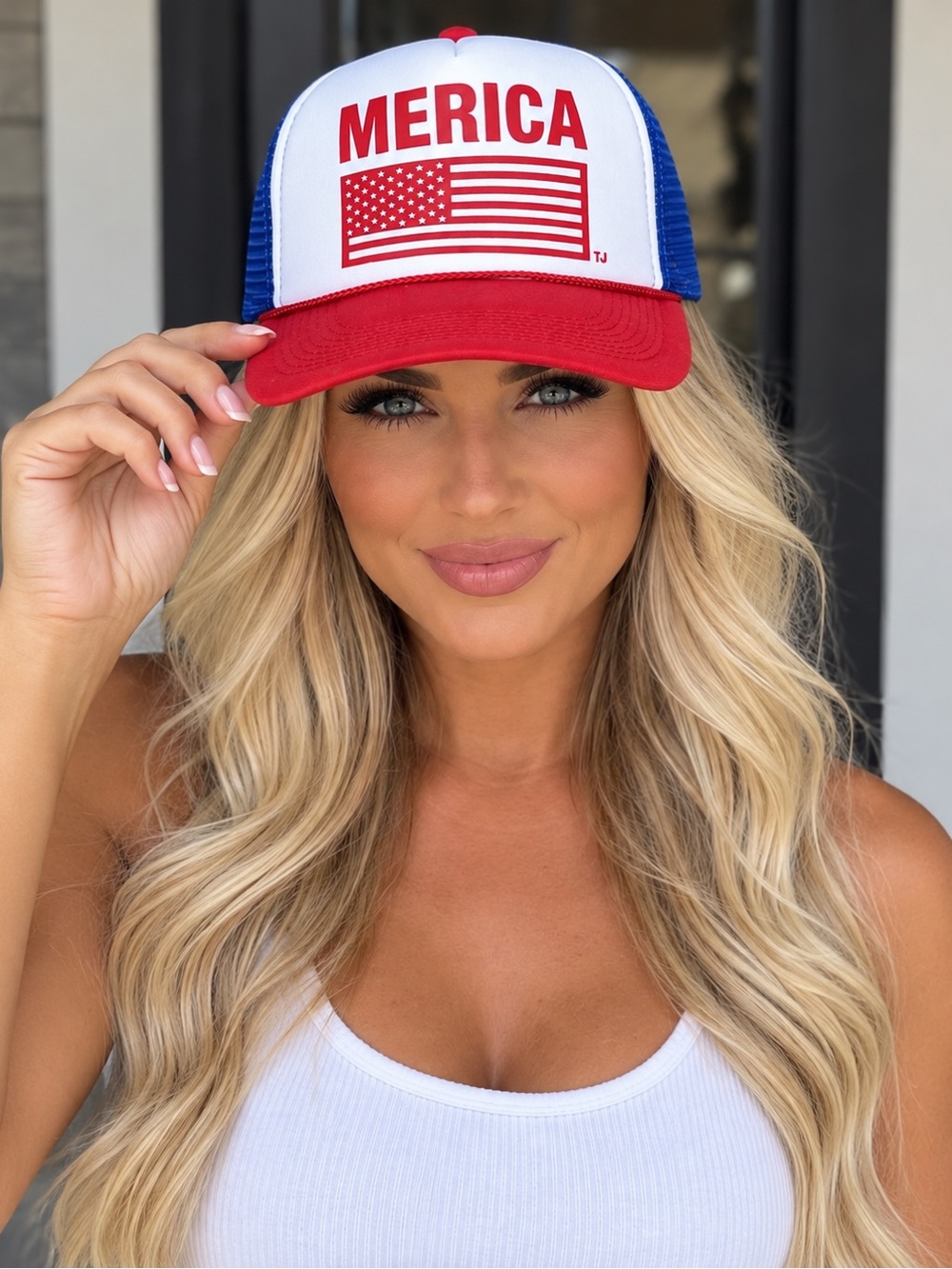 Merica Red, White & Blue Trucker Hat